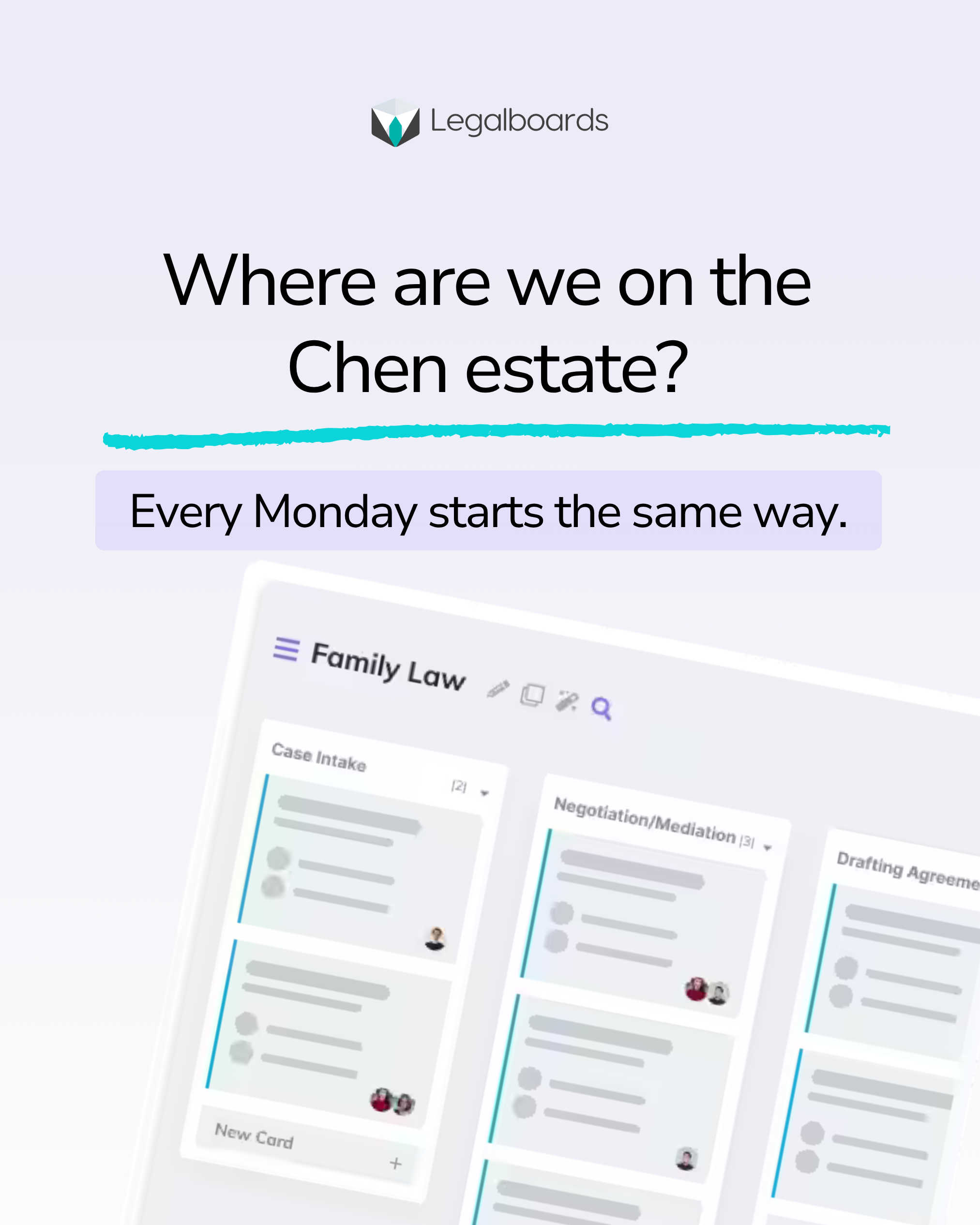 Where are we on the Chen estate?